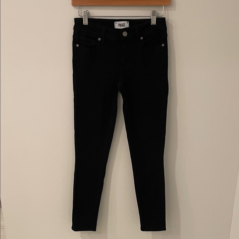 PAIGE Women's Black Skinny Jeans